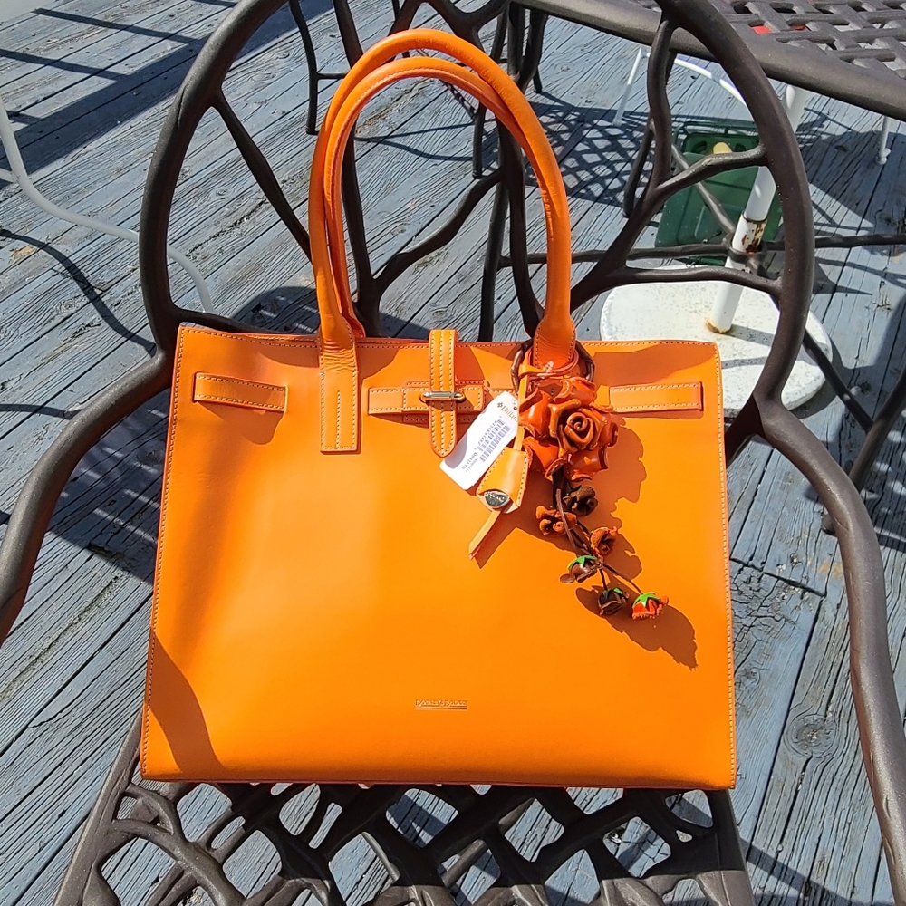 🔥 SOLD SOLD Dooney Tangerine Alto tote 🔥
